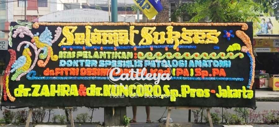 bunga Papan Medan selamat sukses harga murah