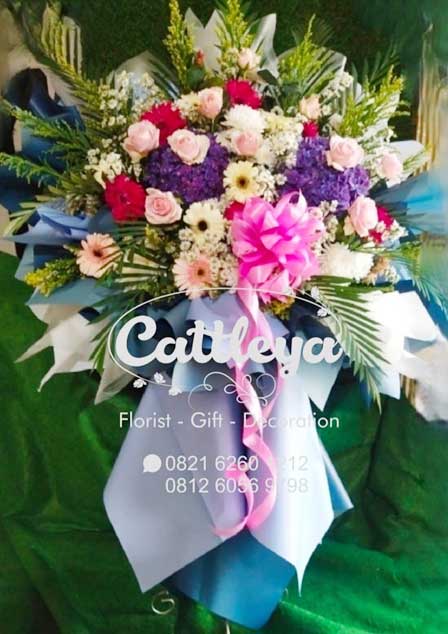 karangan bunga standing flower