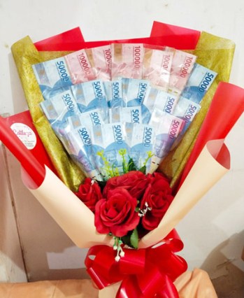 buket uang campur