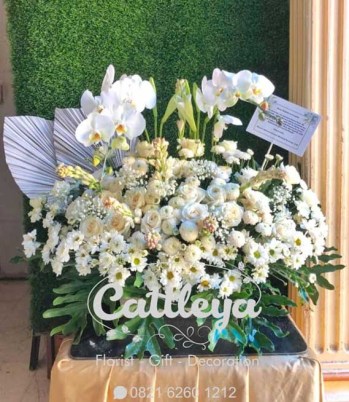 bunga meja ruang tamu