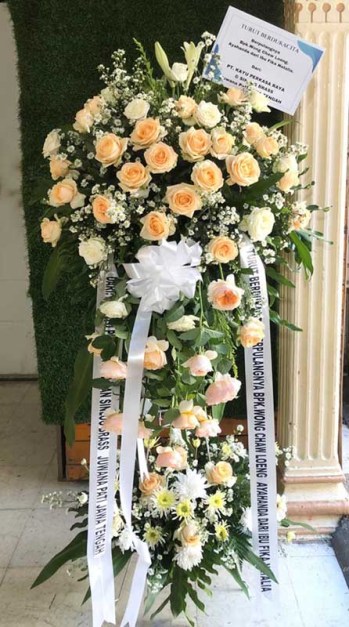 bunga standing dukacita 2 tingkat