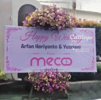 papan bunga printing wedding