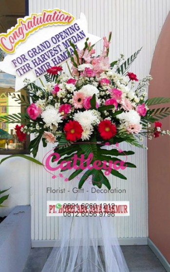 standing flower grand opening